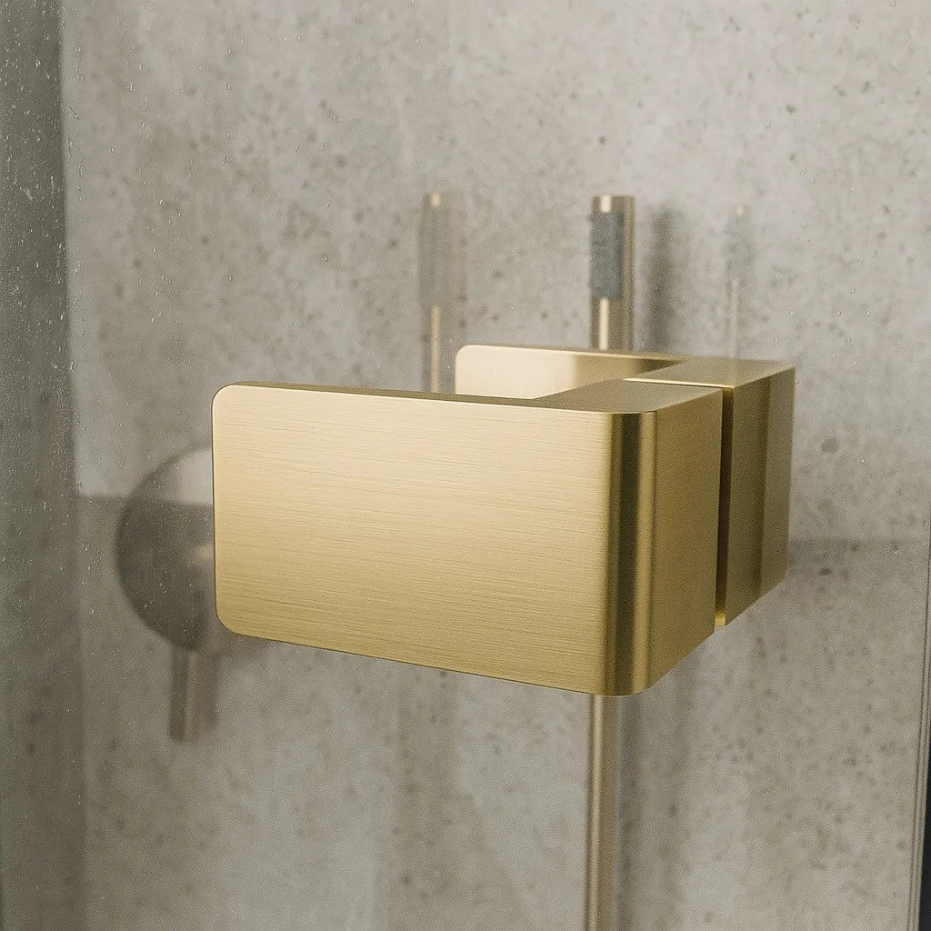 Sprchovací kút Rea Atlas 120x80 Brush Gold Pravá 5