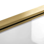 Paravan vaňový Rea Elegant Gold Brush 80  5