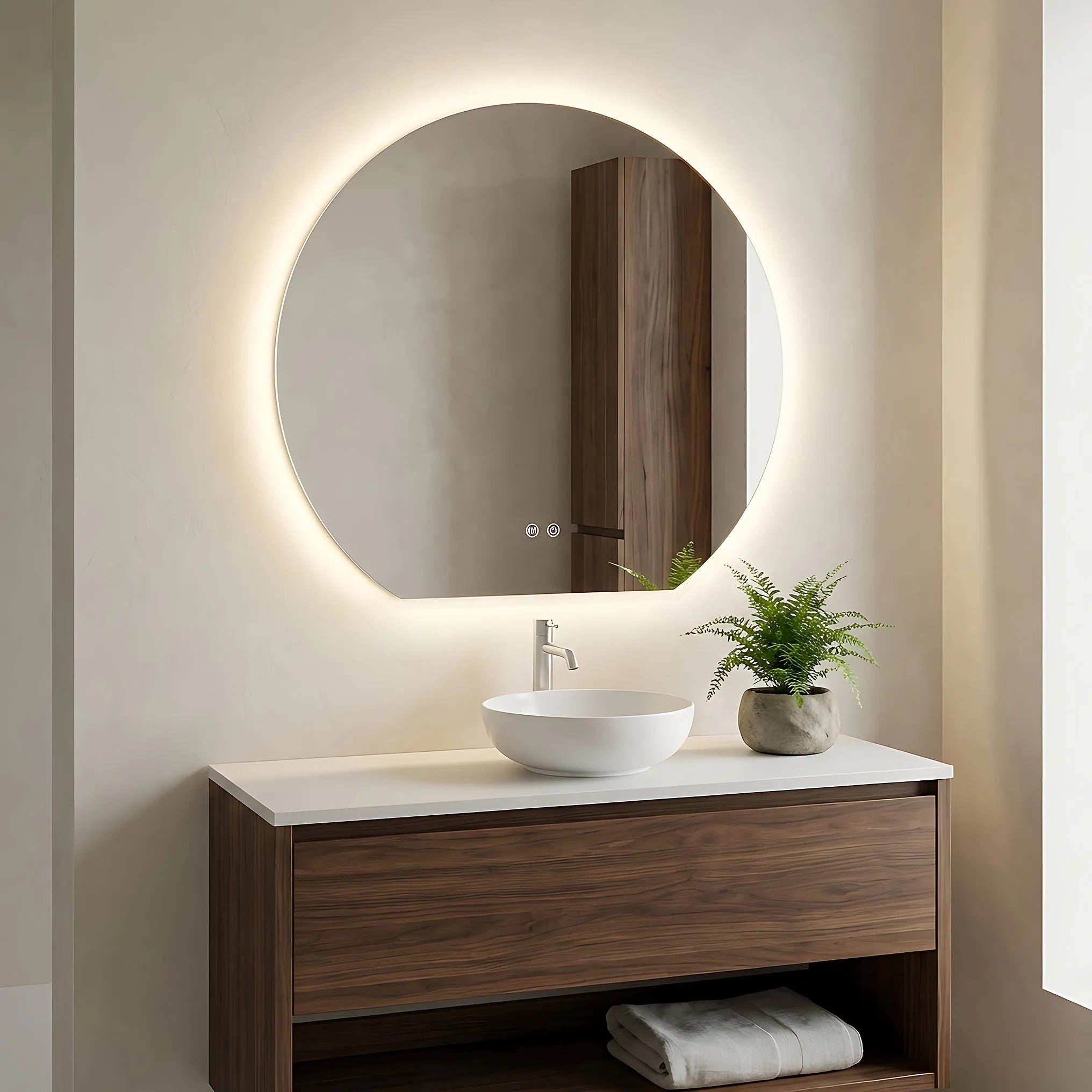 Zrkadlo LED 80cm Fabio  5