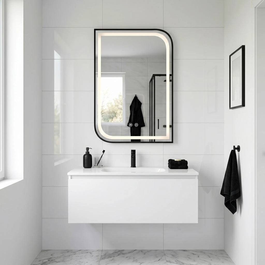 Zrkadlo LED ZONE 80X60  BLACK  5
