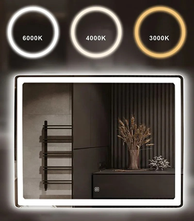 Zrkadlo LED 80x60cm P10407  5