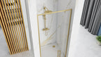 Sprchové dvere REA Rapid Swing Brush Gold 90  5