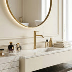 Kúpeľňová batéria Rea Lungo Stripe Brush Gold  5
