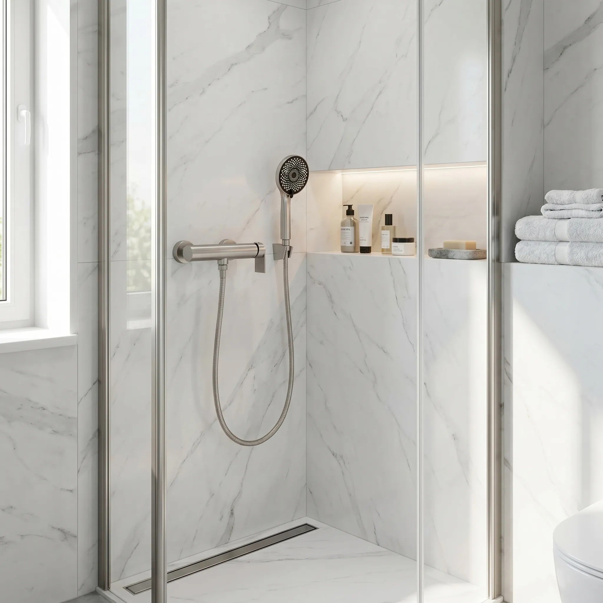 Sprchová batéria Rea Hunter Brushed Nickel  5