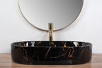 Umývadlo na dosku REA Nadia Black Marble Shiny  5