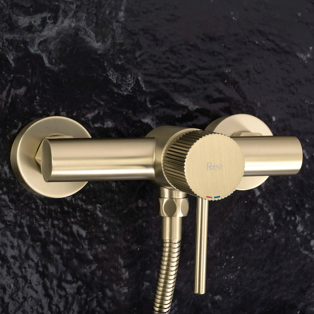 Sprchová batéria REA Lungo Stripe BRUSH GOLD  5