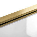 Paravan vaňový Rea Elegant Gold Brush 70  5