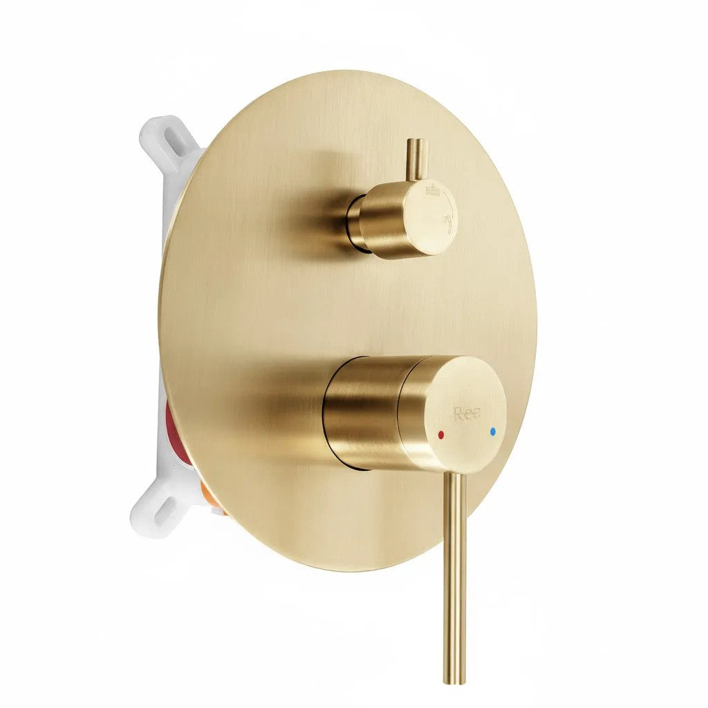 Podomietková sprchová súprava Rea Foss Clif Brush Gold + BOX  5