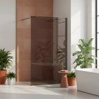 Sprchová zástena Rea Flexi Brown/ Titan 130  5