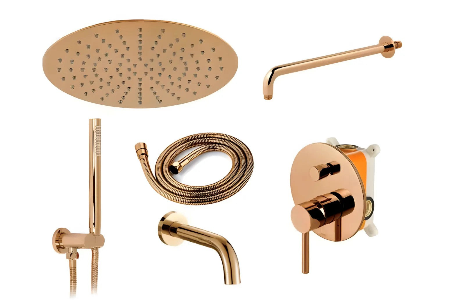 Podomietková kúpeľňová sada REA LUNGO Copper + BOX  5