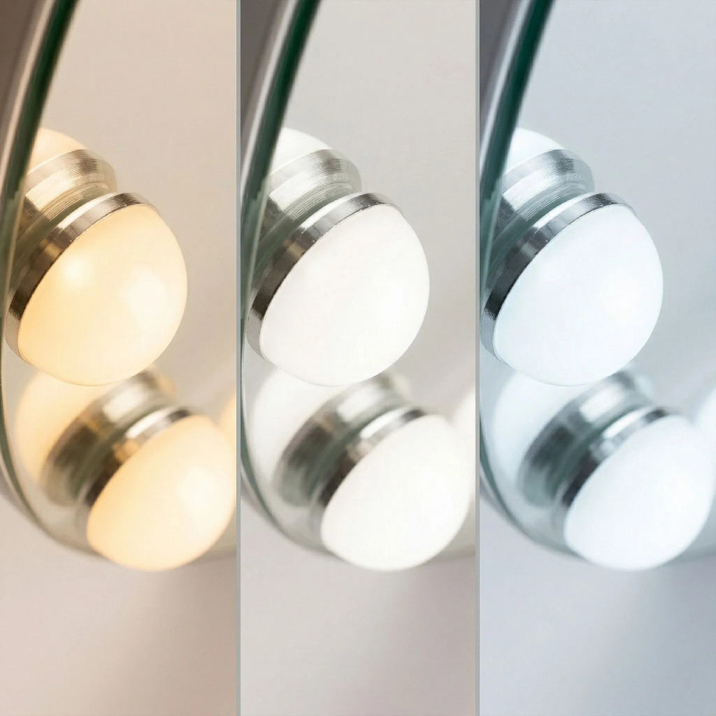 Zrkadlo LED HOLLYWOOD White 30x40  5