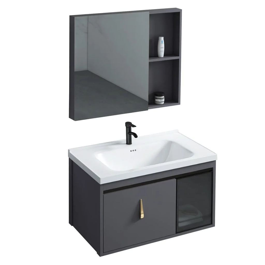 Súprava kúpeľňového nábytku s umývadlom Paris 60cm Grey  5