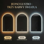Zrkadlo LED 60x100cm DART GOLD  5