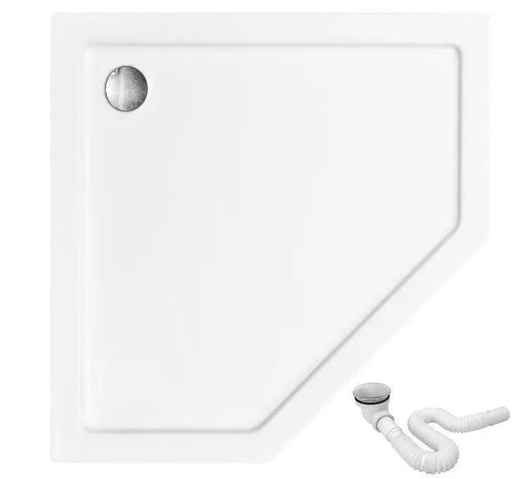 Sprchovací kút AXIN 90x90 - chróm S detským bazénom Diamond black 5