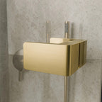 Sprchovací kút Rea Atlas 100x90 Brush Gold Ľavá 5