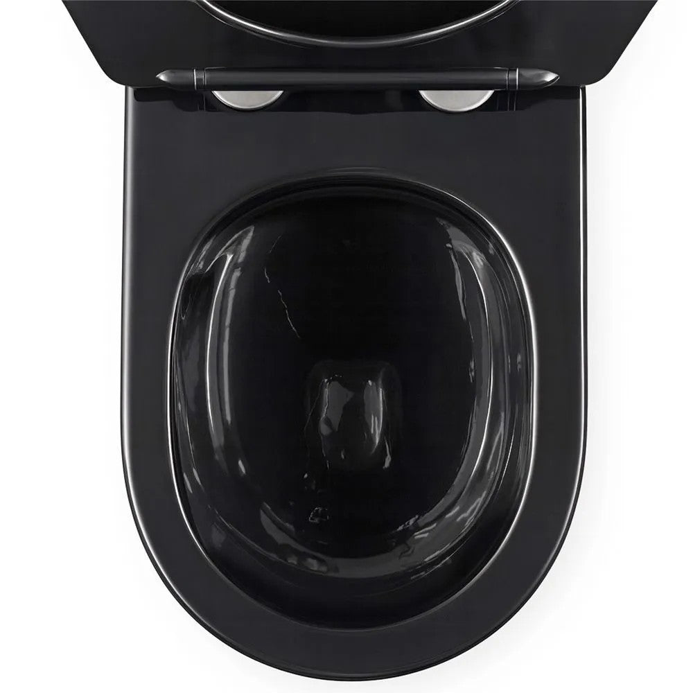 Závesné WC Rea Carlo Mini Tornado Black Gold Egde  5