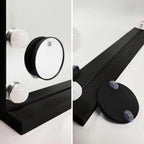 Zrkadlo LED HOLLYWOOD Black 80x60  5
