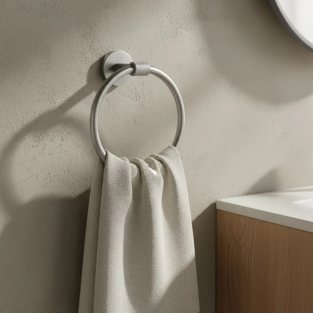 Kúpeľňový vešiak Ring 5710 Galo Brush Nickel  5