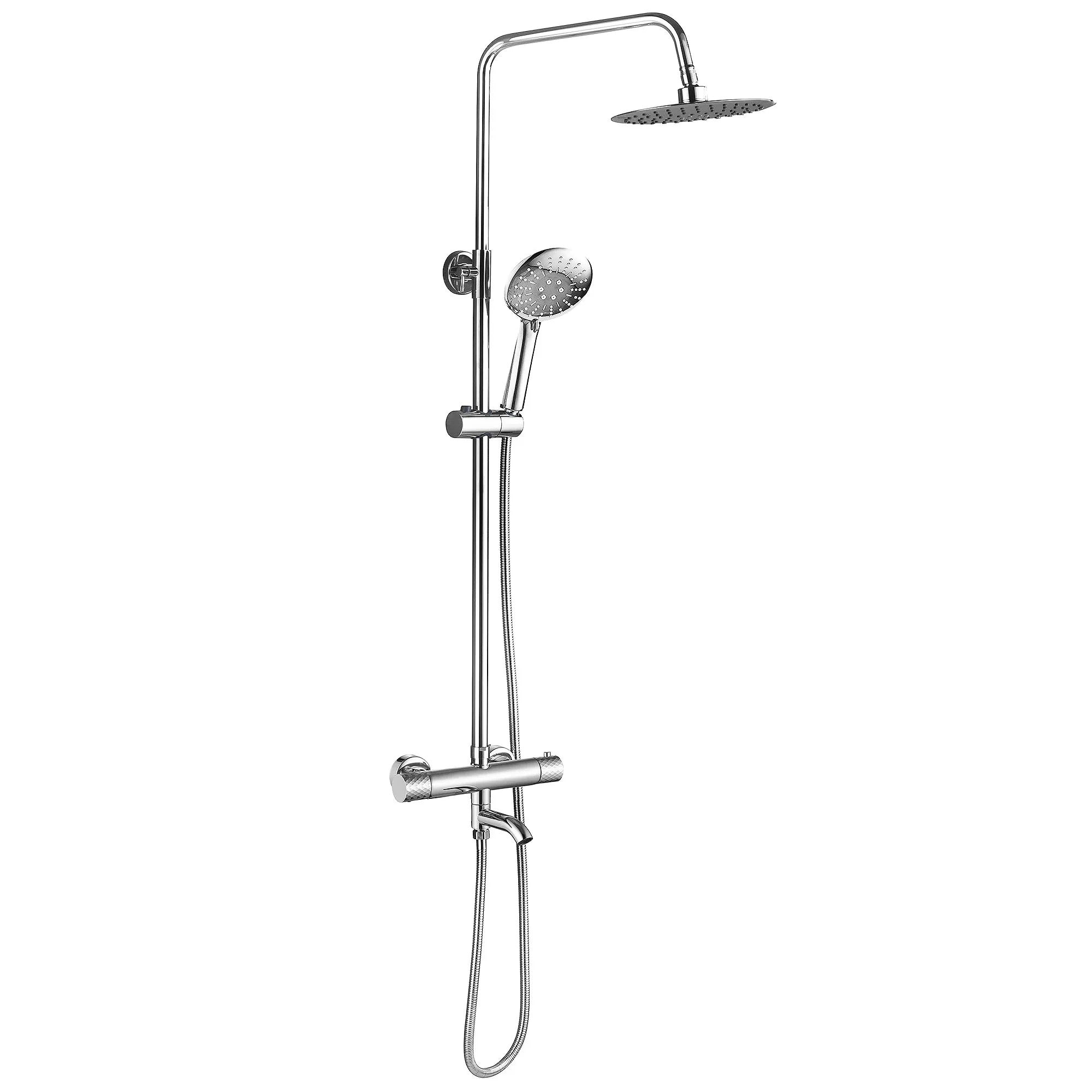 Sprchová sada s termostatom REA LUNGO Diamond - chrome  5
