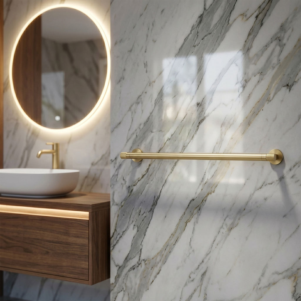 Kúpeľňový vešiak 39101 Ori Brush Gold  6