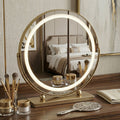 Zrkadlo LED MAKE-UP L.Gold  40 cm  1