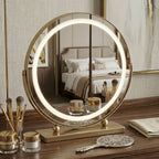 Zrkadlo LED MAKE-UP L.Gold  40 cm  1