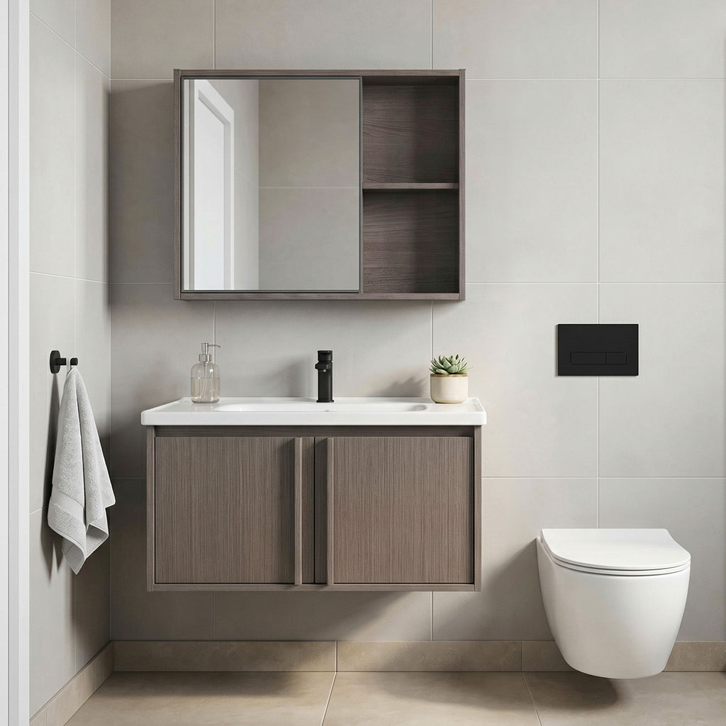 Súprava kúpeľňového nábytku s umývadlom Gama T25023 KJM 80CM  1