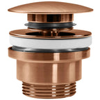 Umyvadlový sifon s univerzální výpustí click-clack - REA COPPER MAT  6