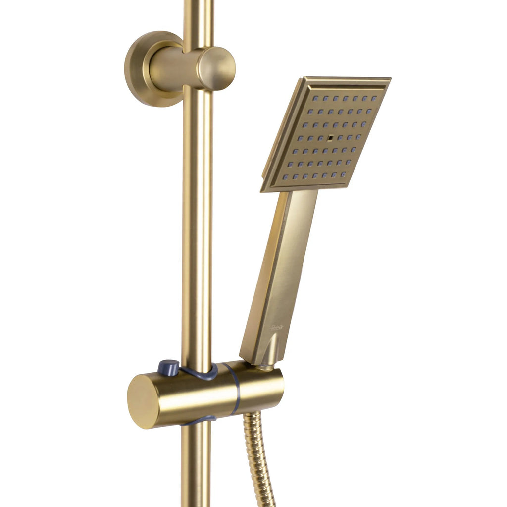 Sprchový set REA BRAVO Brush Gold  6