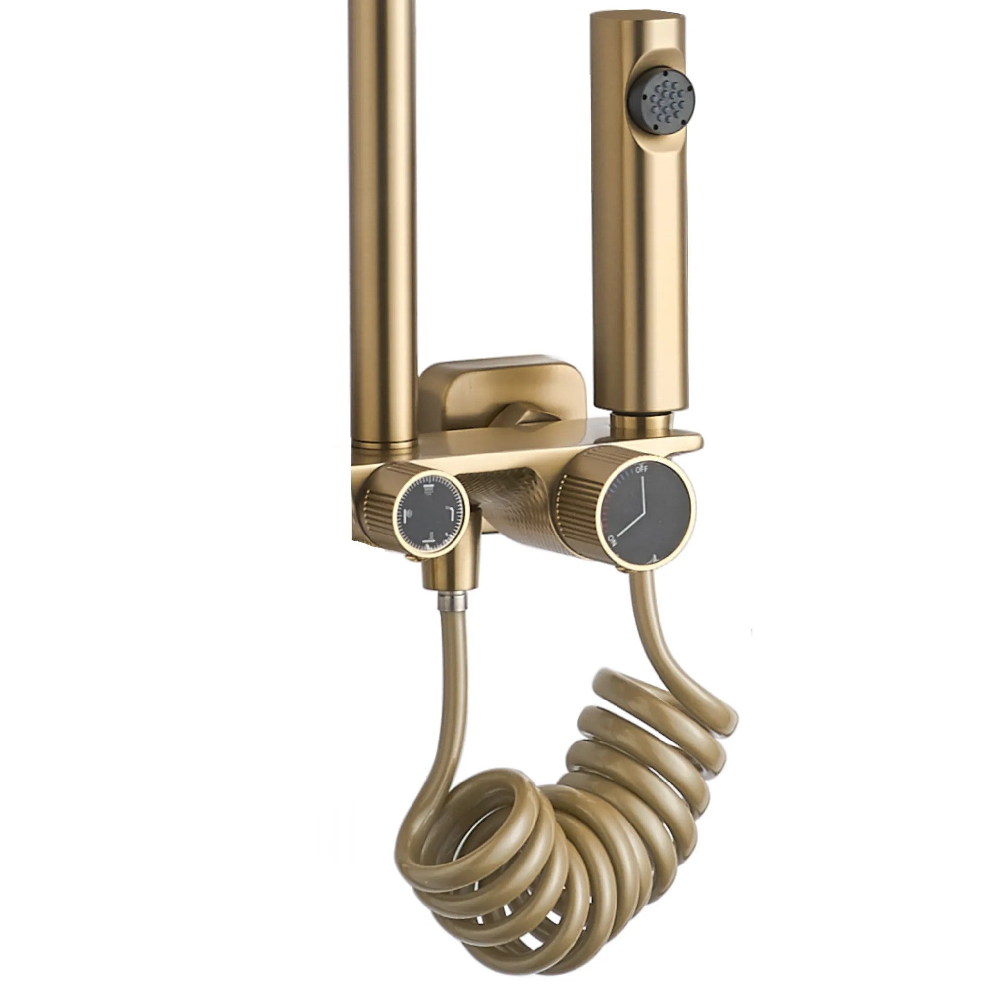 Sprchový set REA HELIX Brush Gold  6