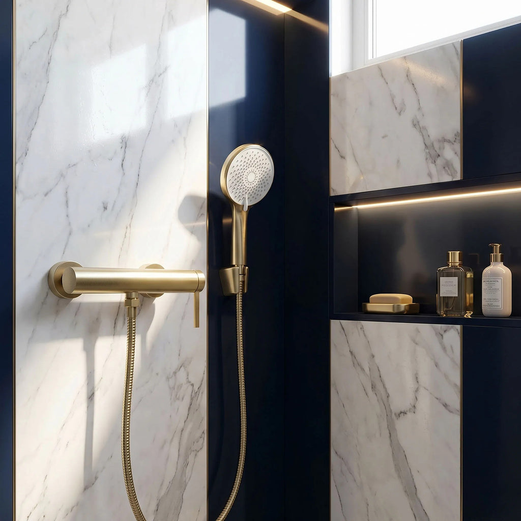Sprchová batéria REA Rivo Brush Gold  6