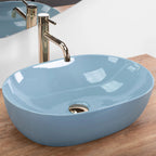 Umývadlo na dosku Rea LISA L.BLUE SHINY  6