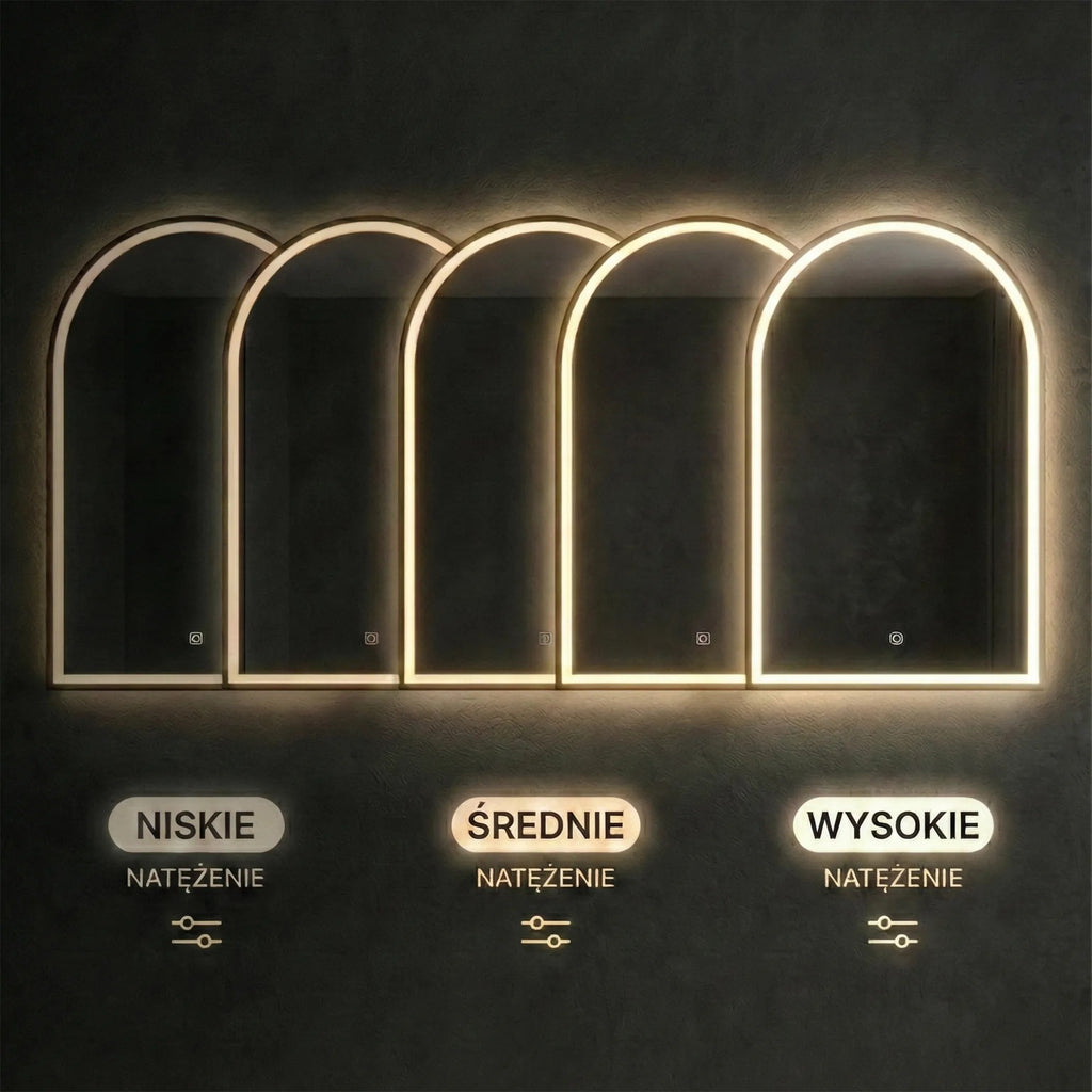 Zrkadlo LED 60x100cm DART GOLD  6