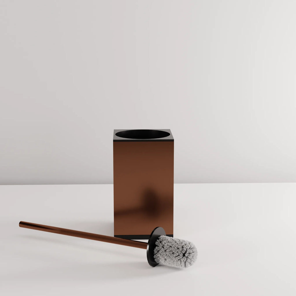 Kovový stojan na WC s kefou B110 BRUSH COPPER  6