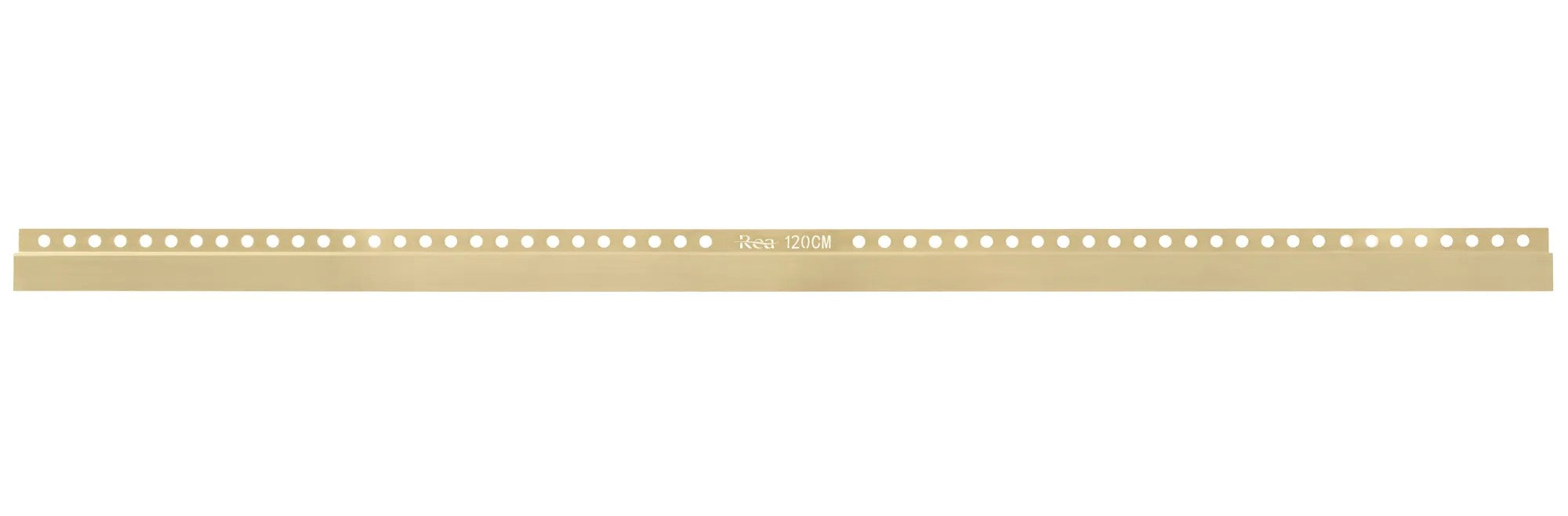 Predná lišta sprchovej vaničky 120 cm zlatá  6
