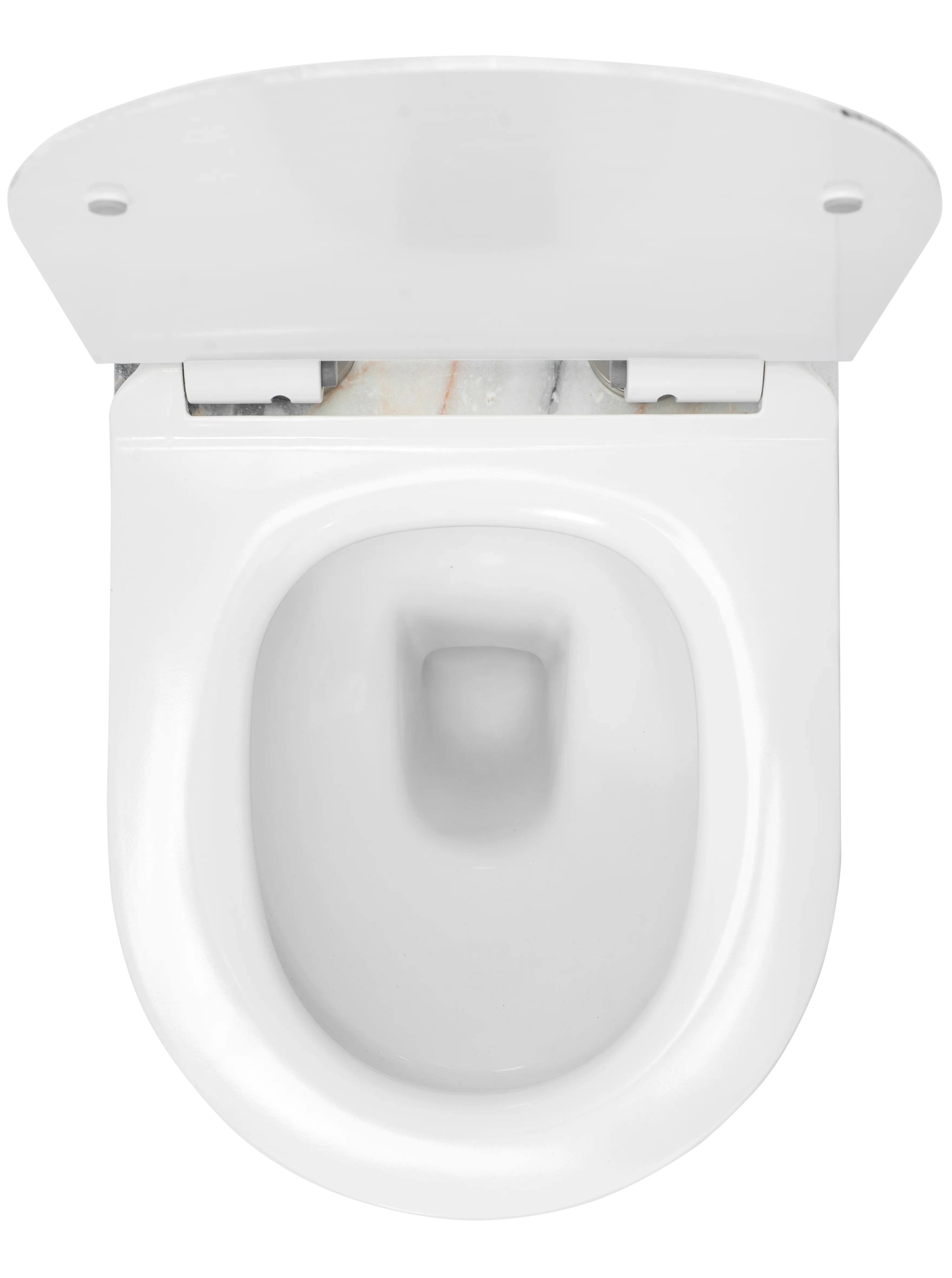 Závesná WC misa Rea Carlos Slim Rimless N - leštená žula  6