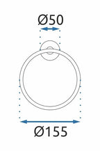 Kúpeľňový vešiak 332915 MIST 05 BRUSH NICKIEL  6