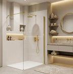 Sprchová zástena Rea Flexi Transparent / Gold 130  6