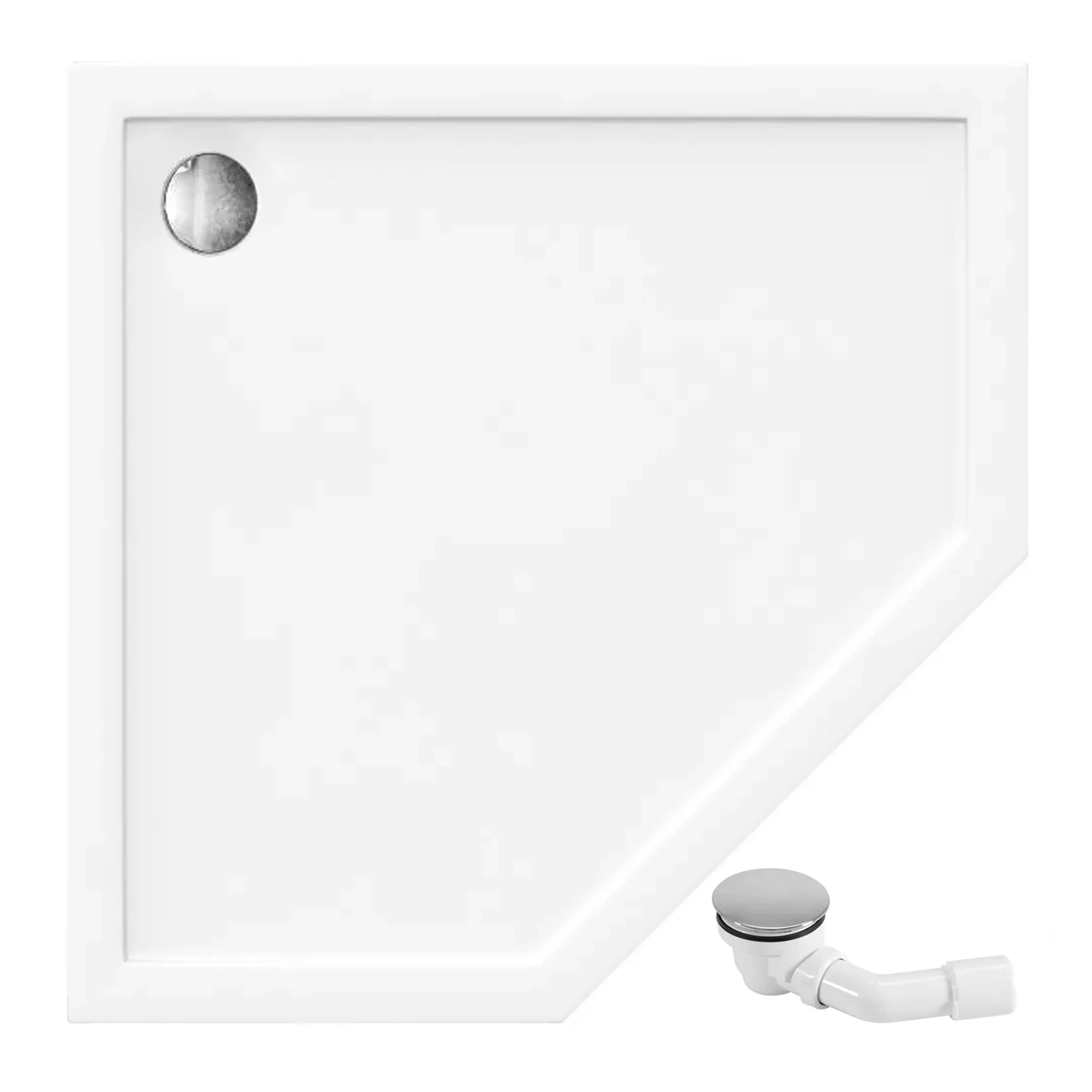 Sprchovací kút REA DIAMOND 90x90 COPPER BRUSH S detským bazénom Diamond 6