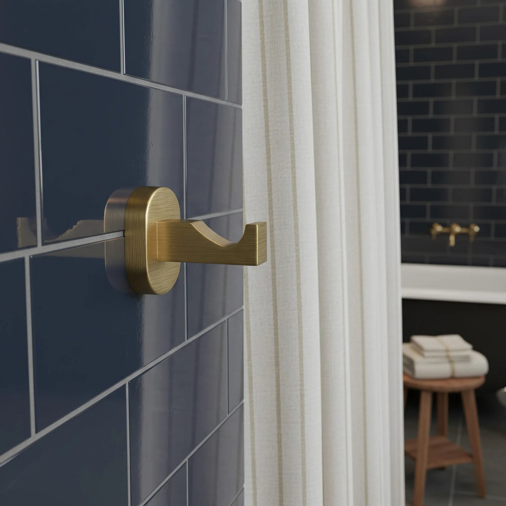 Kúpeľňový vešiak Nico 5905  Brush Gold  6