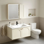 Súprava kúpeľňového nábytku s umývadlom Denver 80cm Creme  6