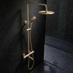 Sprchová sada s termostatom REA LUNGO Diamond - Gold Brush  6