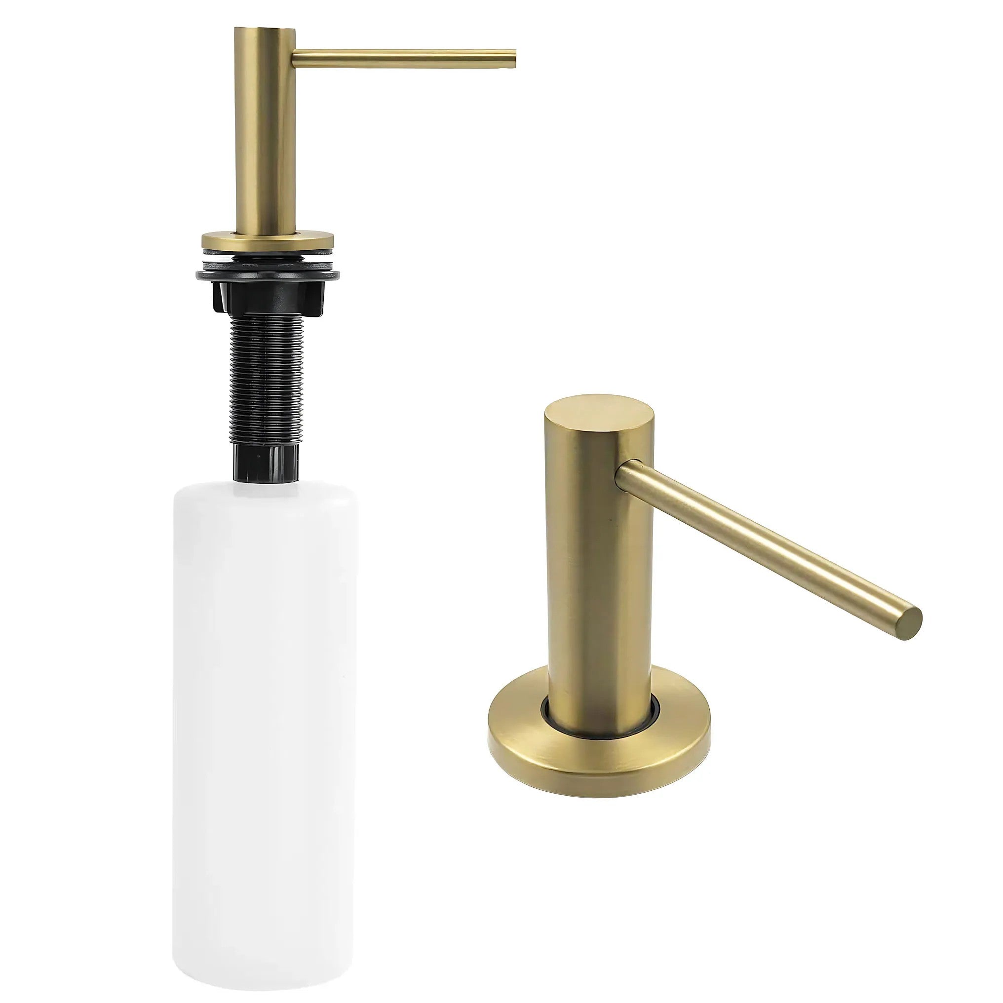 Dávkovač tekutín do umývadla Rea DEX Brush Gold  6
