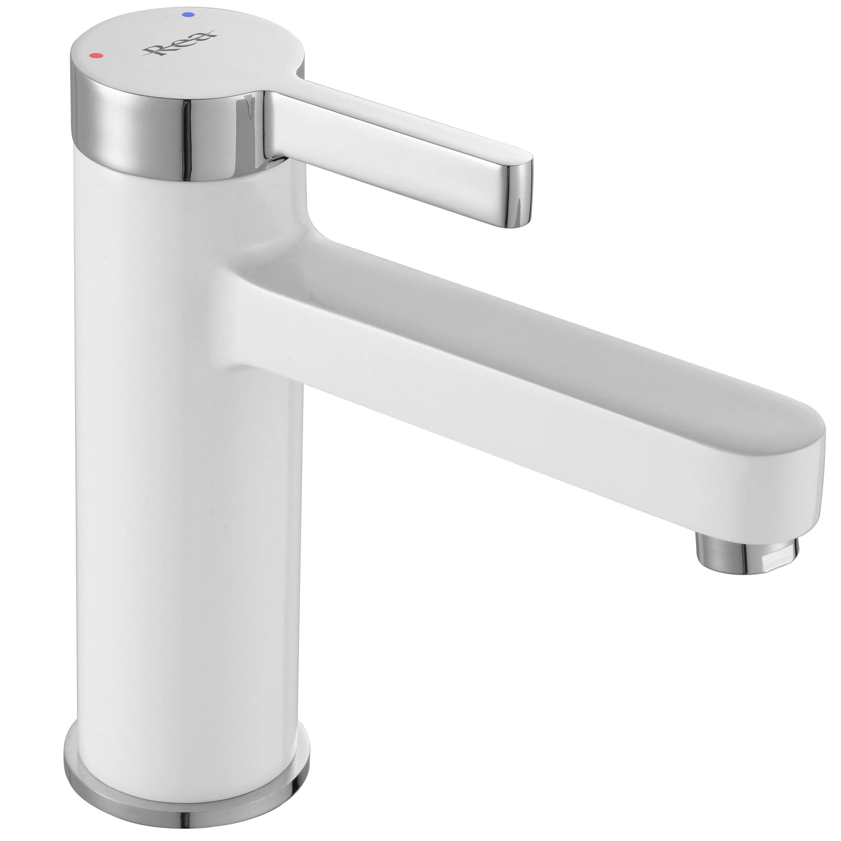Umývadlová batéria REA POLO - chróm-biela, nízka  6