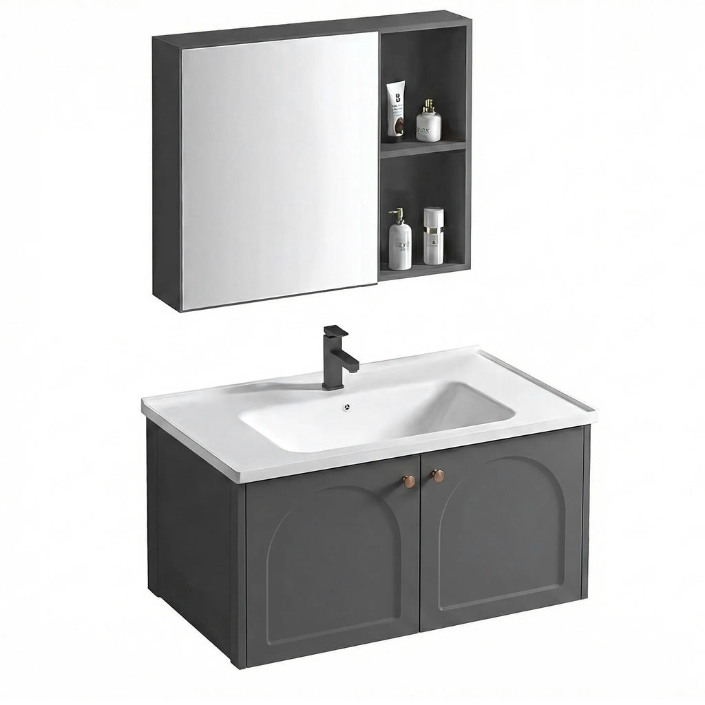 Súprava kúpeľňového nábytku s umývadlom Denver 80cm Grey  6