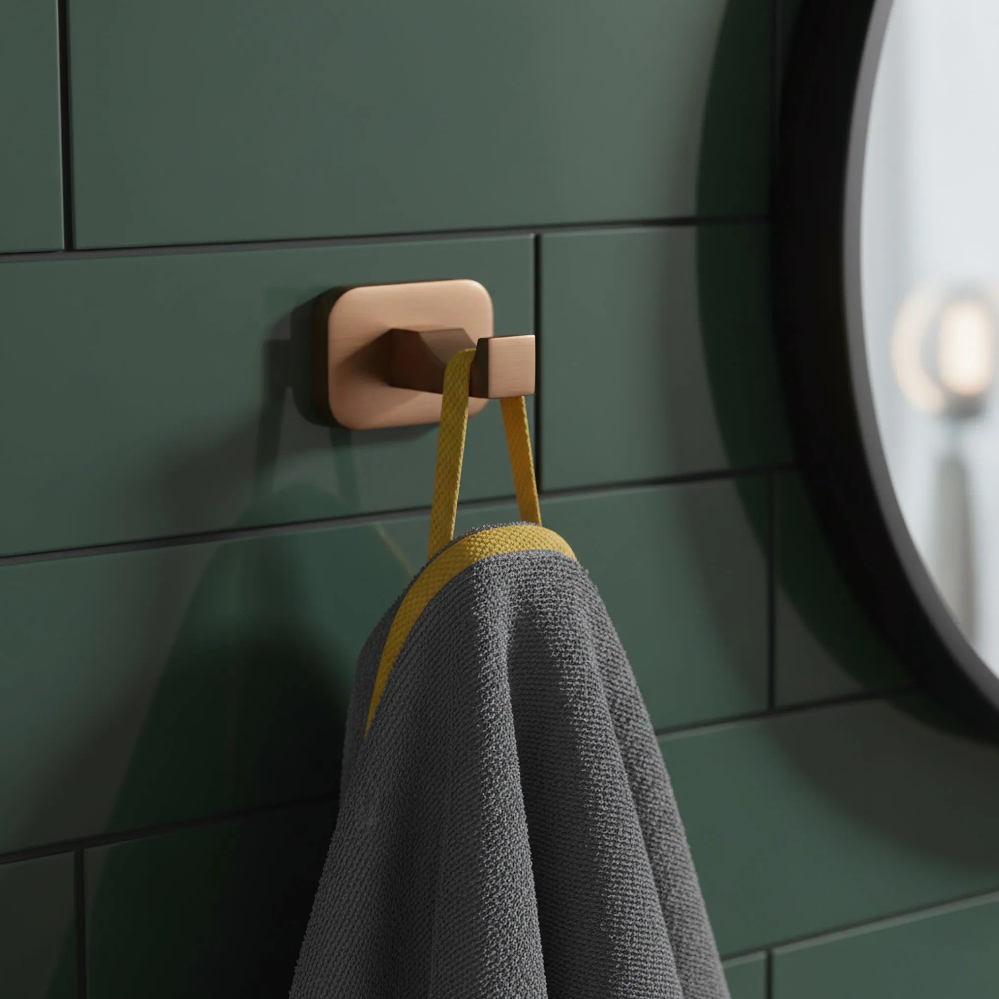 Kúpeľňový vešiak Nico 5905  Brush Copper  6