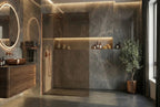Sprchová zástena Rea Flexi Brown/ Brush Copper 100  6