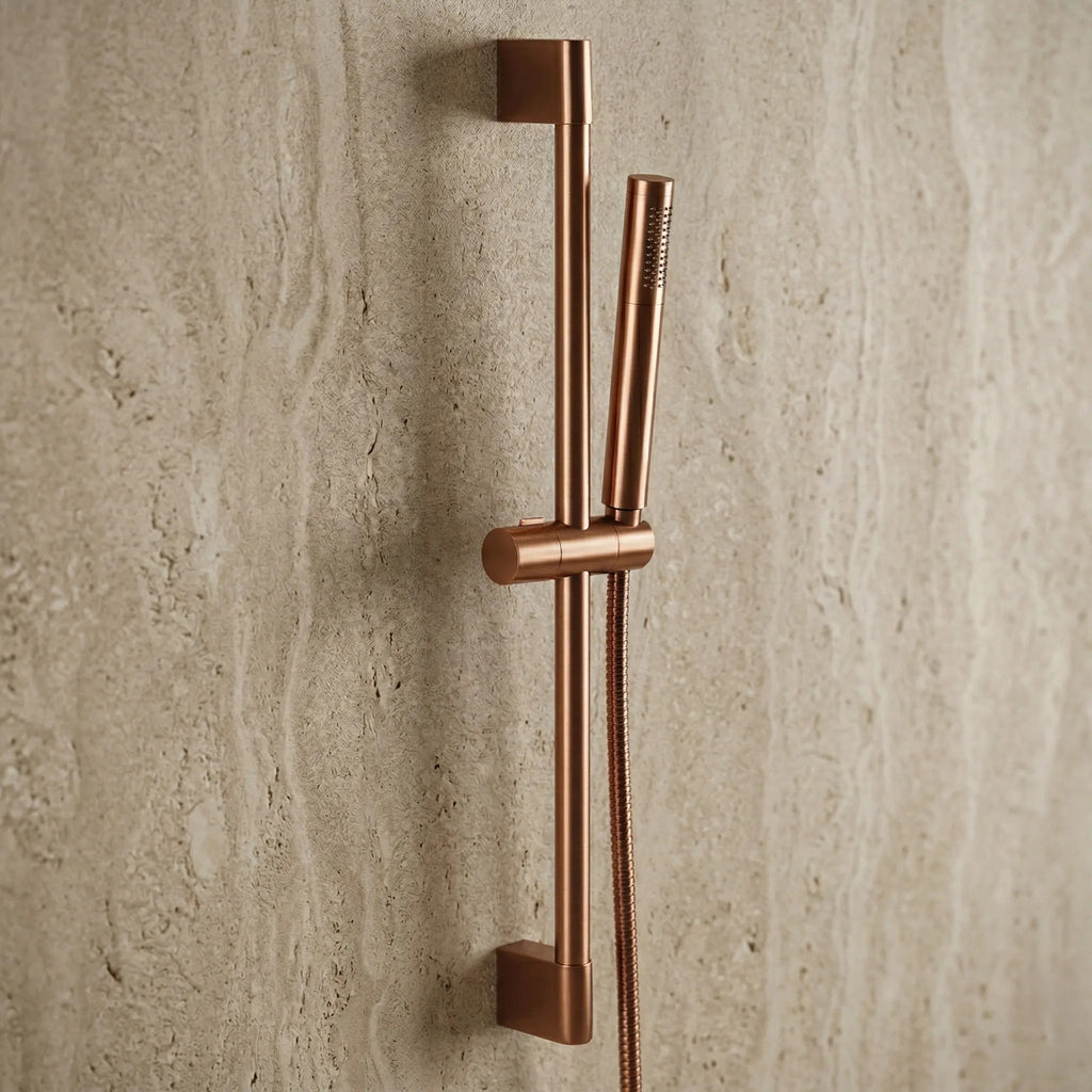 Držiak na ručnú sprchu 01 Brush Copper  6