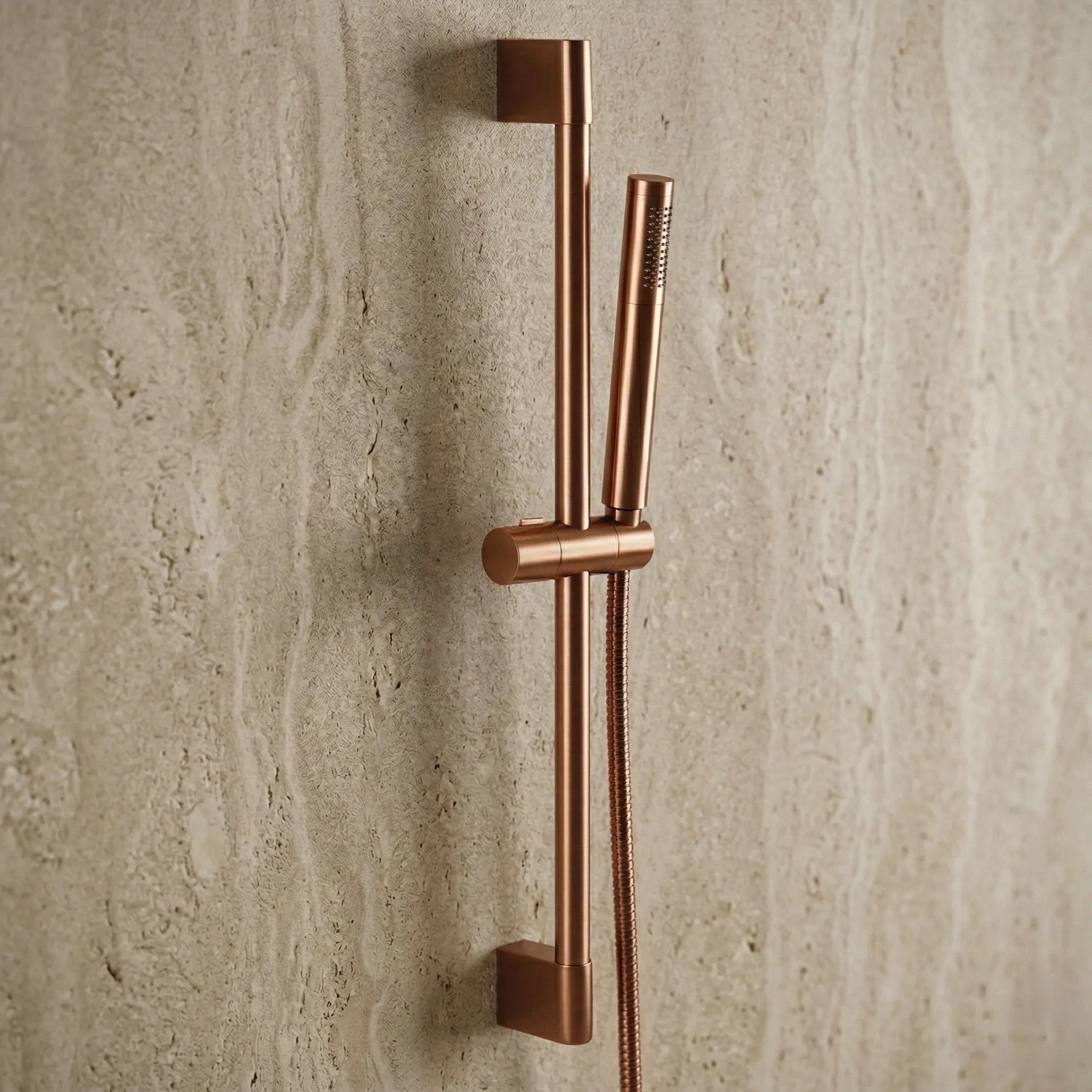 Držiak na ručnú sprchu 01 Brush Copper  6