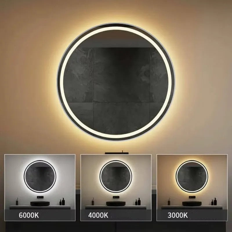 Zrkadlo LED 70cm MMJ BRUSH SILVER  6